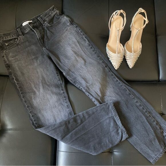 JW ANDERSON X UNIQLO BLACK STRAIGHT LEG JEANS - Picture 3 of 7